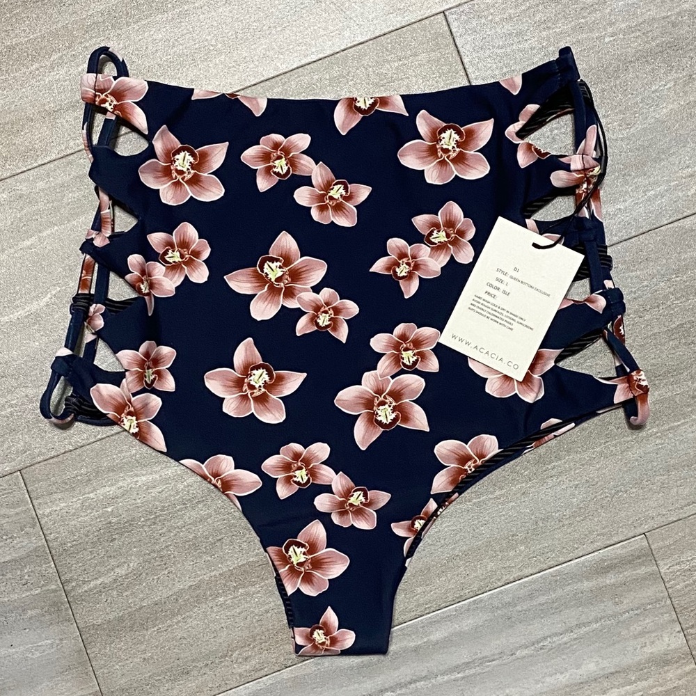 ACACIA Swimwear Queen’s Bottom in Isle *ON HOLD*